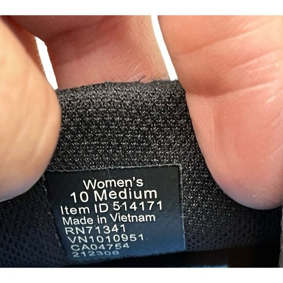 LL Bean Women's Back Cove Black Wool-Blend Lightweight Comfort Sneakers 10M - Picture 6 of 7